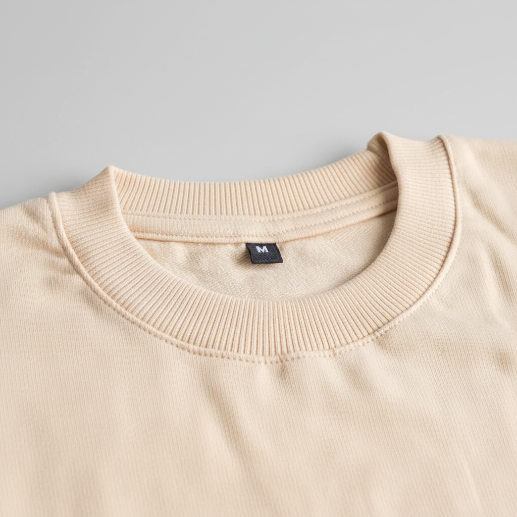 Light Beige | Premium Oversized Boxy Fit T-Shirt